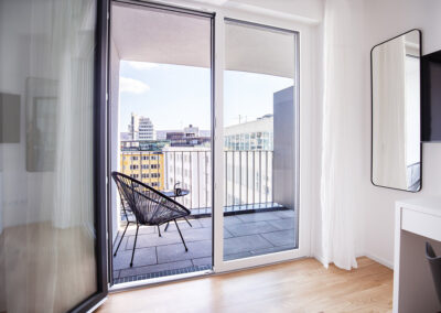 Modell 5-11: Blick Balkon